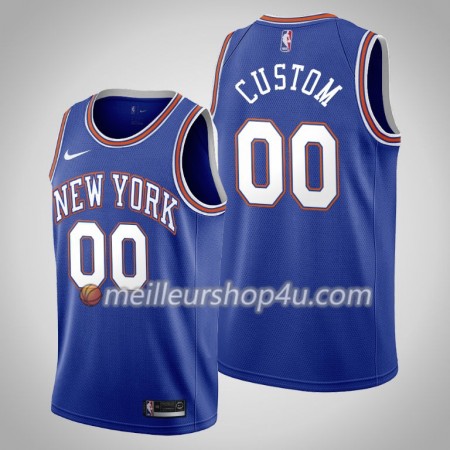 Maillot Basket Homme New York Knicks Personnalisé 2019-20 Nike Statement Edition Swingman